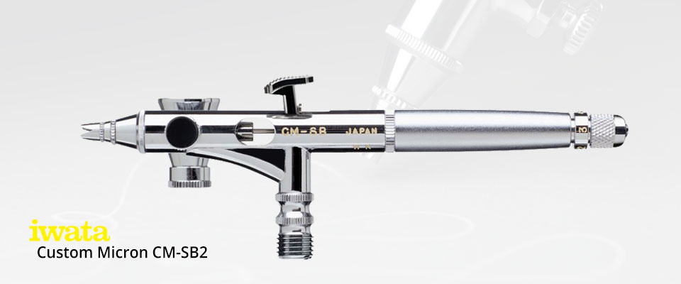 Iwata Custom Micron CM SB2 Airbrushpistole bei Spritzwerk