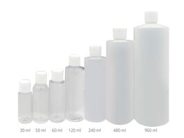 Leerflaschen mit Tropfdeckel - 120 ml - PET