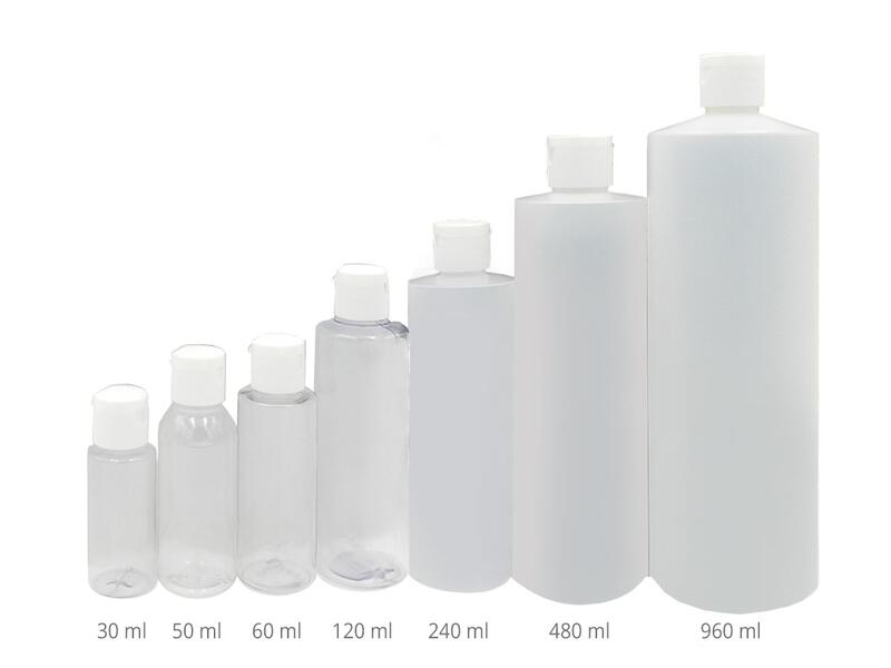 Leerflaschen mit Tropfdeckel - 960 ml - HDPE