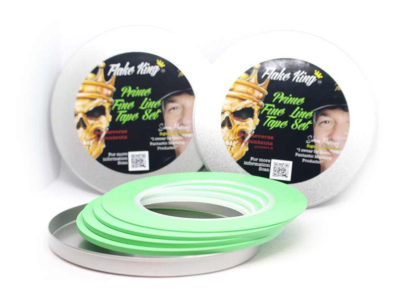 Flake King - Fine Line Tape - Grün im Set