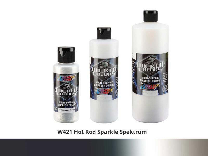 Wicked Color Pearl Effekt Airbrushfarbe im Farbton W421 Hot Rod Sparkle Spectrum