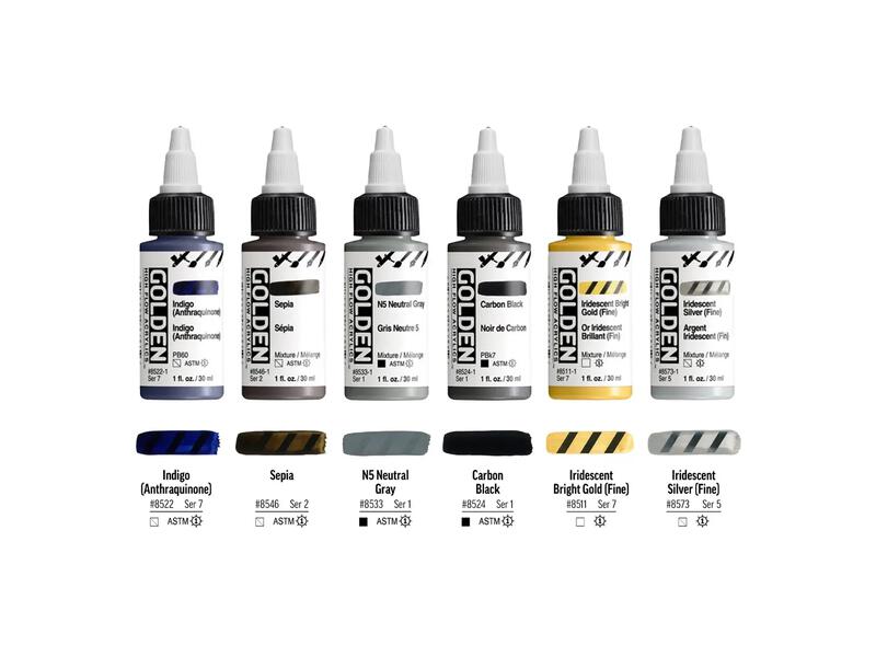 High Flow - 948 Drawing & Lettering Set - 6 x 30 ml