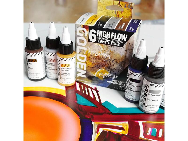 High Flow - 948 Drawing & Lettering Set - 6 x 30 ml