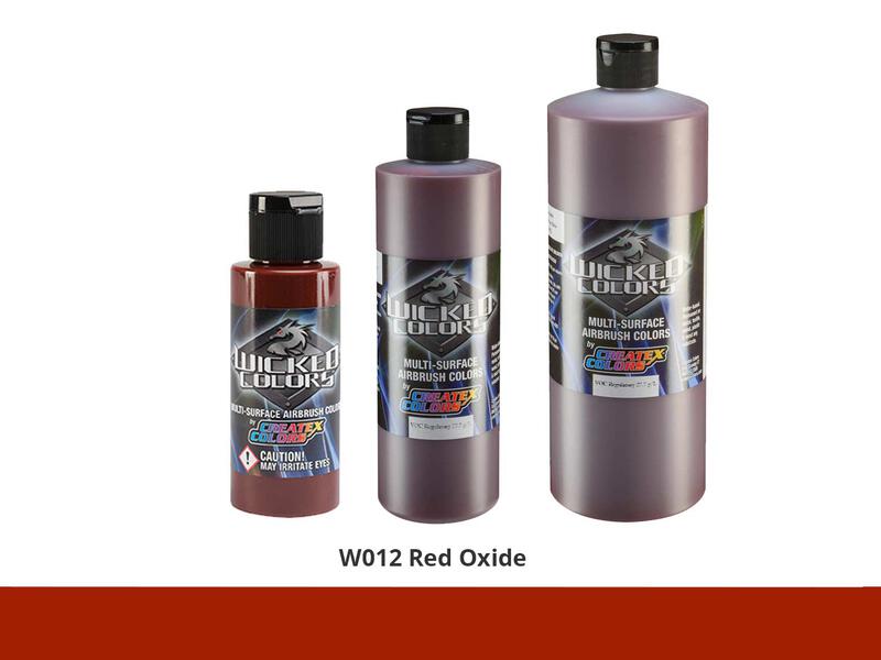 Wicked Color Airbrushfarbe im Farbton W012 Red-Oxide.