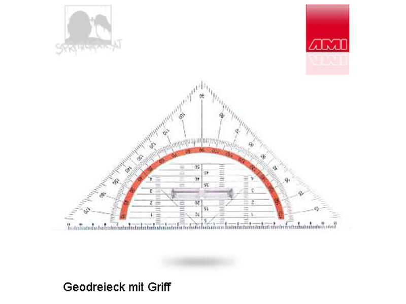 Geodreieck - 22 cm - mit Griff
