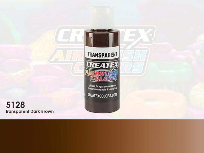 Createx Airbrush Colors im Farbton 5128 Transparent Dark Brown