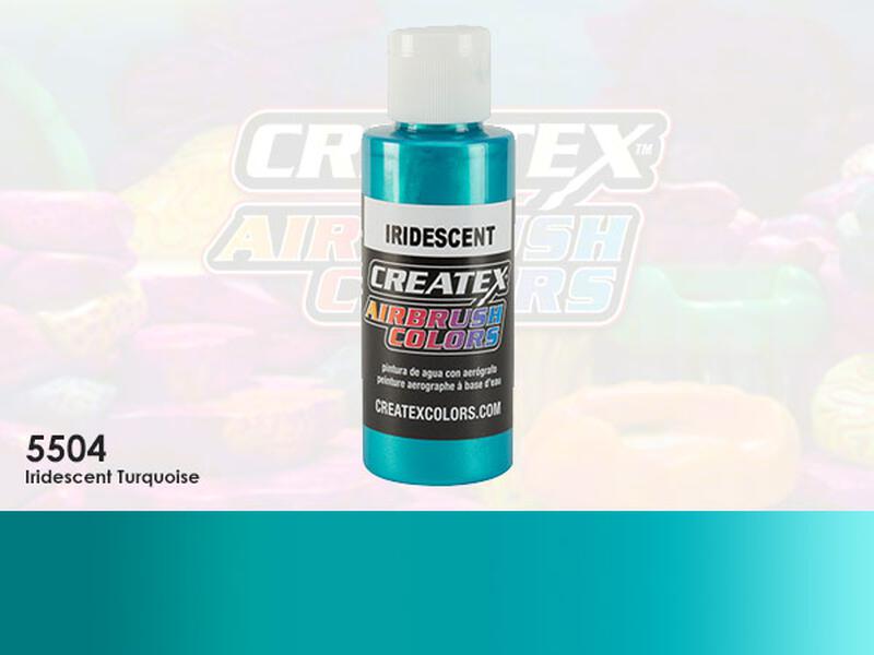 Createx Airbrush Colors im Farbton 5504 Iridescent Turquoise