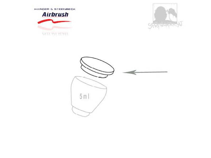 Harder & Steenbeck - Deckel - 5 ml - vernickelt