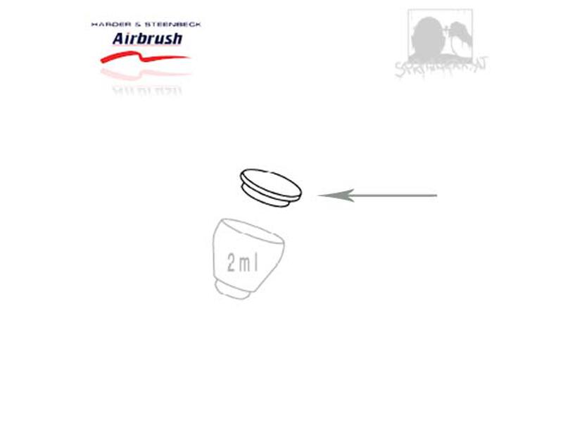 Harder & Steenbeck - Deckel - 2 ml - vernickelt