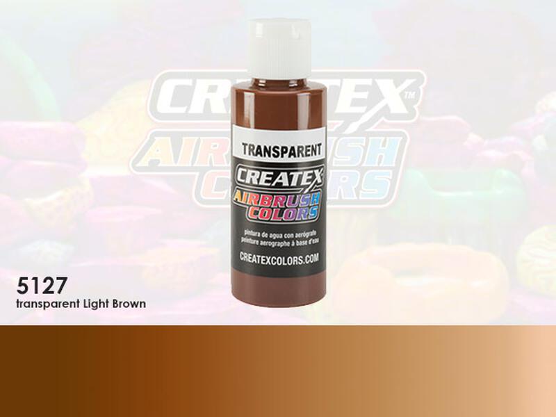 Createx Airbrush Colors im Farbton 5127 Transparent Light Brown