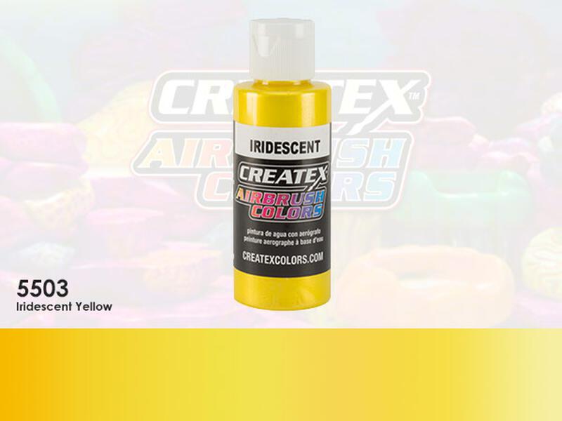 Createx Airbrush Colors im Farbton 5503 Iridescent Yellow