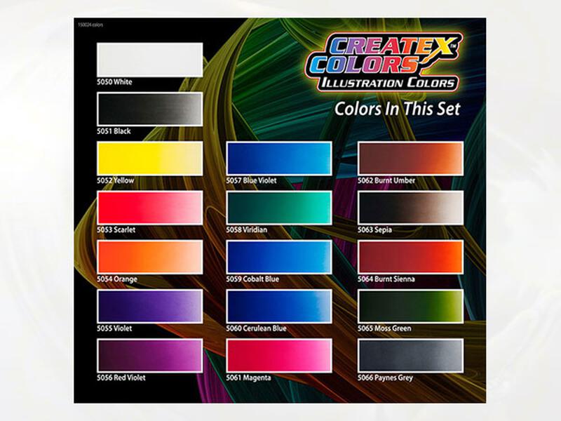 Createx Illustration Color - Box Set - 30 ml