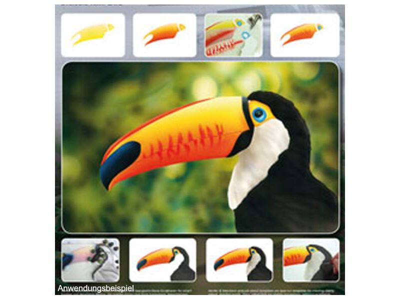 Harder & Steenbeck - Schablonen Set - A4 - Toucan Wildlife