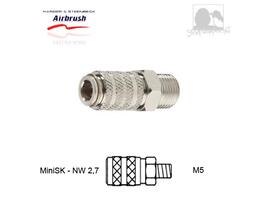 Schnellkupplung - NW 2,7 mm   M5 AG - Badger/Revell